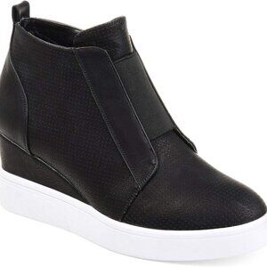 Womens Wedge Sneakers Rubber Sole Anti Slip Comfortable Platform Casual
